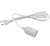EU Plug E27 with Wire Lamp Holder Screw Holder with Switch with Wire Lamp Holder