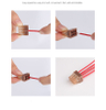 6 Poles Solid Wire 4 Square Wire 1 in 5 Out Push in Wiring Fast Wire Connector PCT-606