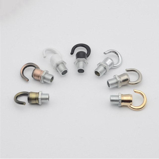 No. 2 Old Open Hook Lantern Hook Bull Nose Ring M10 Tooth Load-bearing Hook Lamp Lighting Accessories