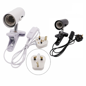 Reptile Lamp Holder Turtle Light Snake Lizard Ceramic 360 Degree Sun Lamp UVB Lamp Clip