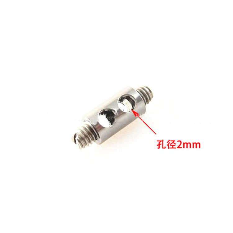 Pure Copper Wire Wire Double Hole Safety Buckle Safety Sleeve Rope Sleeve Anti-pull Buckle Card Head Lamp Accessories