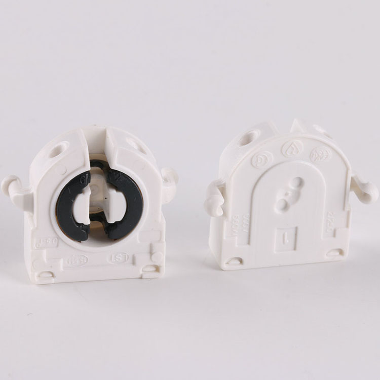 Wholesale PC Flame Retardant Lamp Holder T8 Aging Lamp Bracket Head Light Socket
