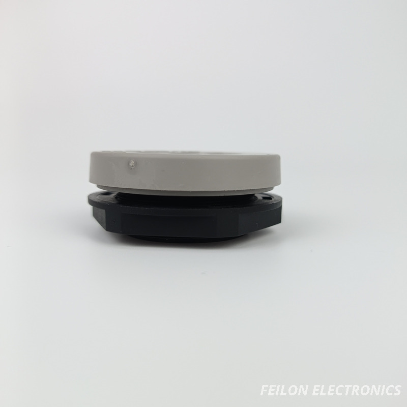 Icotek KEL-DPZ40/8 (CES-DPZ40/8, DPZ40/8) Round Multi-Membrane Cable Entry Base Plate, Grey-White Color , IP66/IP68, M40 Thread, Max 8 Cables