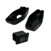301 Inline Cord Switch 3 Way Rocker Switch with LED 4A 240V ON-OFF-ON for Bedside Lamps & Home Appliances