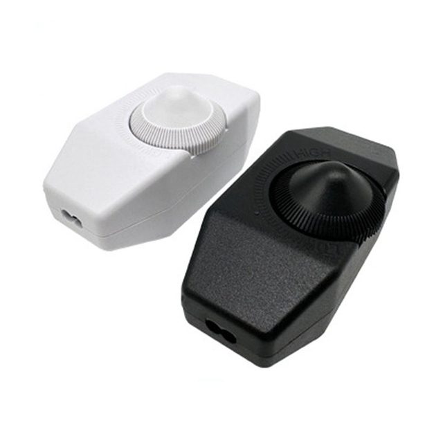 339 US-Spec Stepless Dimming Switch for LED/Incandescent Lamps | 110V 1A Flexible Cord Dimmer