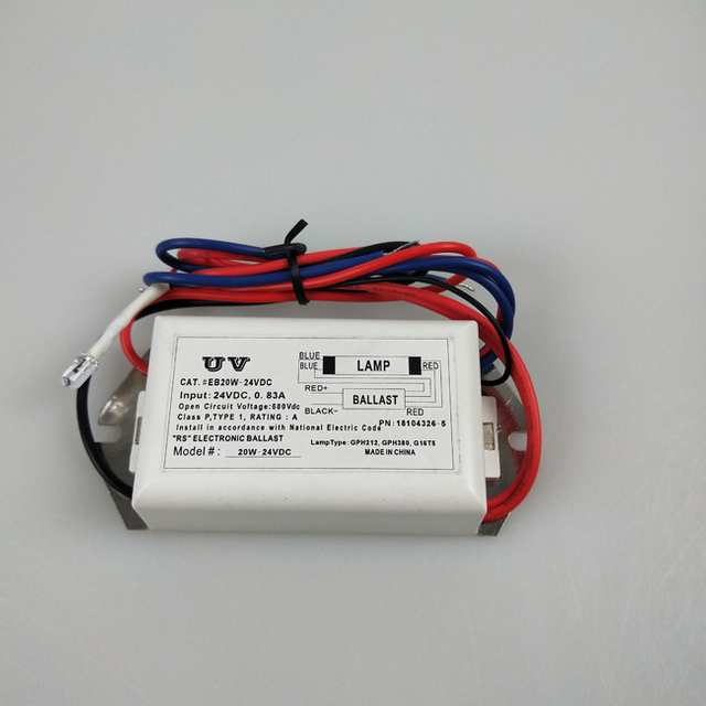 Manufacturer Supply 120VAC/230VAC DC12V/24V UV Electronic Ballast For UV Lamp For Killing Bacteria