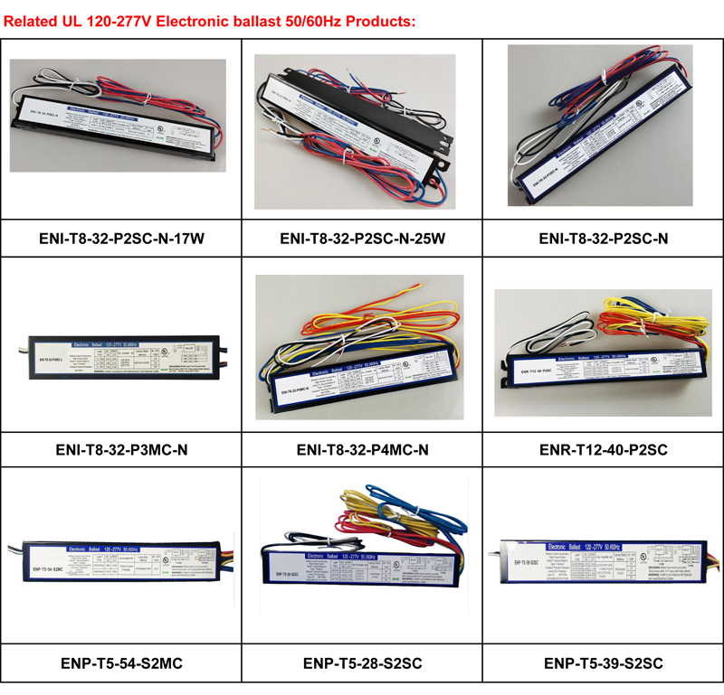 T12 Ballast with UL Certificate 40w Fluorescent Ballast for 2lamps