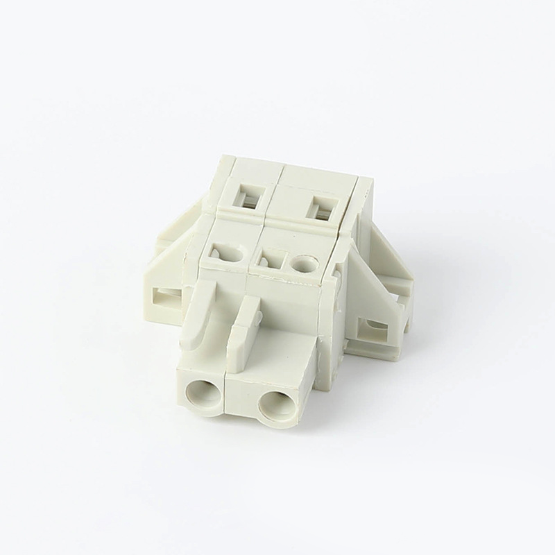 MCS-7.5mm plug-in quick connect terminal with male plug and card lock for error prevention Plug-in connector
