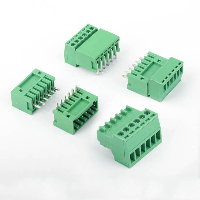 2EDG-2.54MM Small Spacing Plug-in Terminal Block Screw Wiring PCB Soldering Board Straight Needle Bent Needle Complete Set