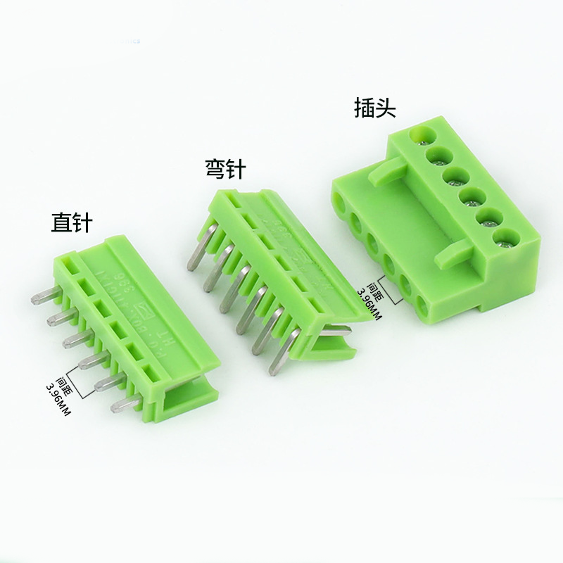 3.96MM Plug-in PCB Terminal Block HT396-3.96MM Orange Male And Female Plug-in Connector Set V/R