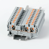PT4-TWIN 1 in 2 out push button replace phoenix NS35 din rail terminal block CE certification