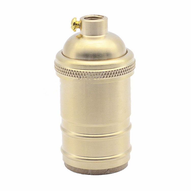 E27 Screw Mouth Pure Copper Chandelier Table Lamp Floor Lamp Retro Lamp Holder Brass Lighting Accessories