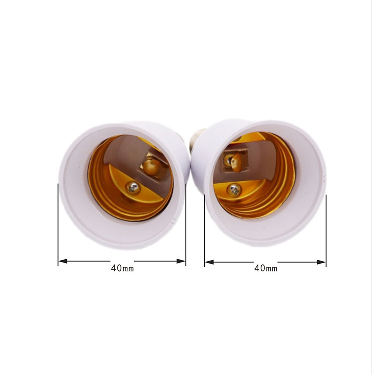 Supply E14 to E27 Conversion Lamp Holder Adapter E14-E27 Lightholder Socket