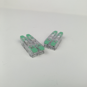 DIY 32A big current reusable lever nut UL listed fast connector 2 in 2 out 2 way wire connector