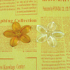 Five-Star Flower Acrylic Resin Plastic Petal Flower Crystal Flower Jewelry Lighting Lamp Fitting