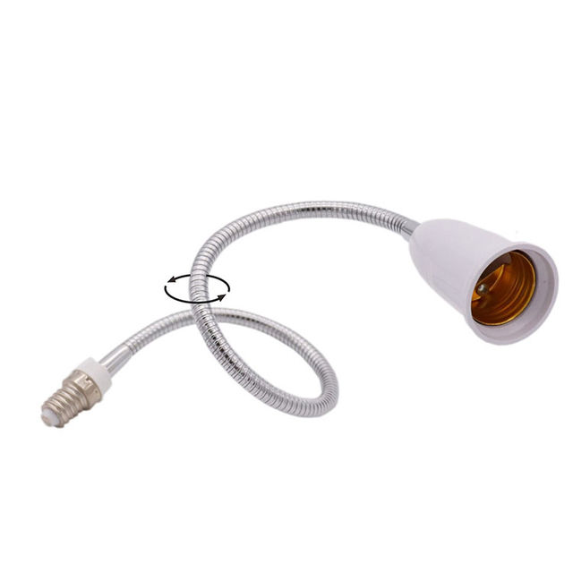 E14 to E27 E14-E27 Extension Lamp Holder Conversion Universal Lamp Holder Hose Lamp Holder