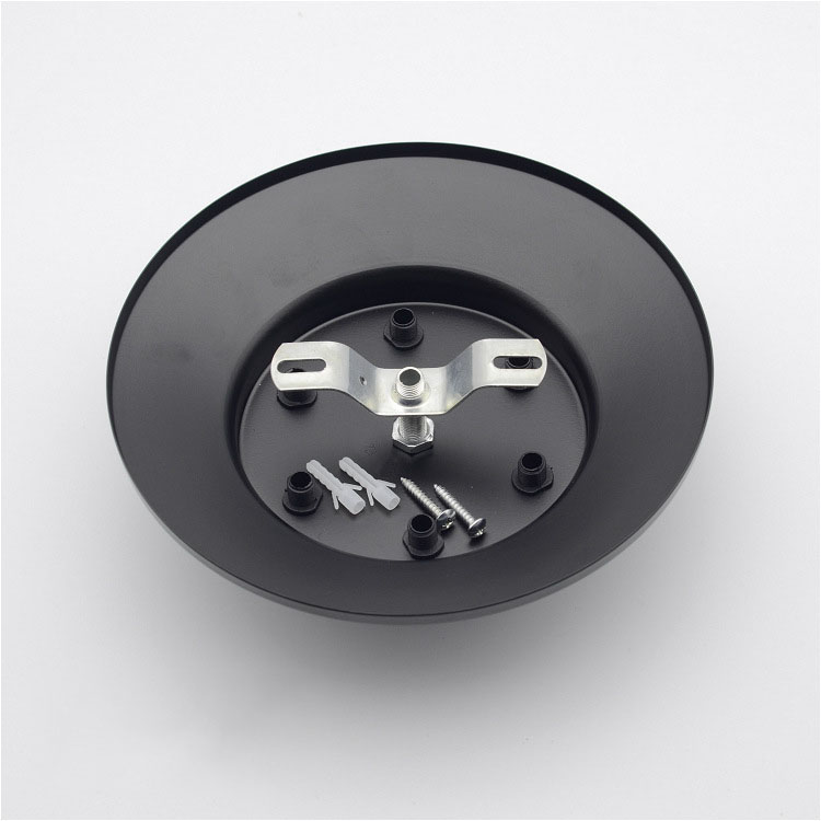 Restaurant Ceiling Lamp Perforated Locking Buckle Ceiling Plate Base Straight Side Disc Lighting Fittings