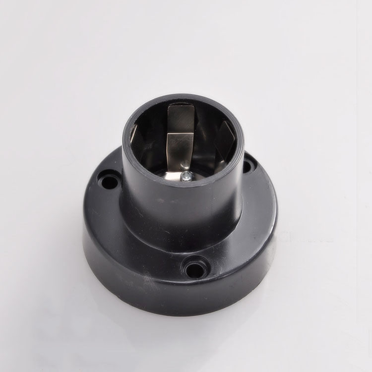 E27 In-line Five-claw Aging test Lamp Holder E27 Black Wall Lamp Holder E27 Display Stand Light Socket