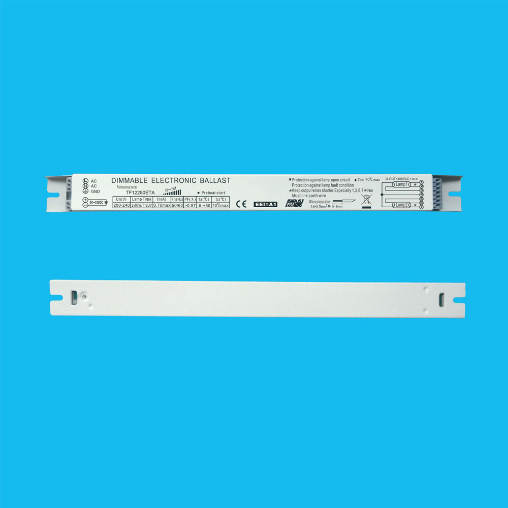 Hot Selling 220V 2*80W T12 0/1-10V UV Dimmable Ballast Dimmable-electronic-ballasts
