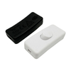 303 Black/white In-line Rocker Corded Boat Switch for Table Lamps 250V 2A