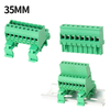 NS35 NS15 Din Rail Mounted Plug in Terminal Block 5.08mm Pitch Male And Female Electrical Control Cabinet Terminals 2EDGUVK 2EDGKA 2EDGKB