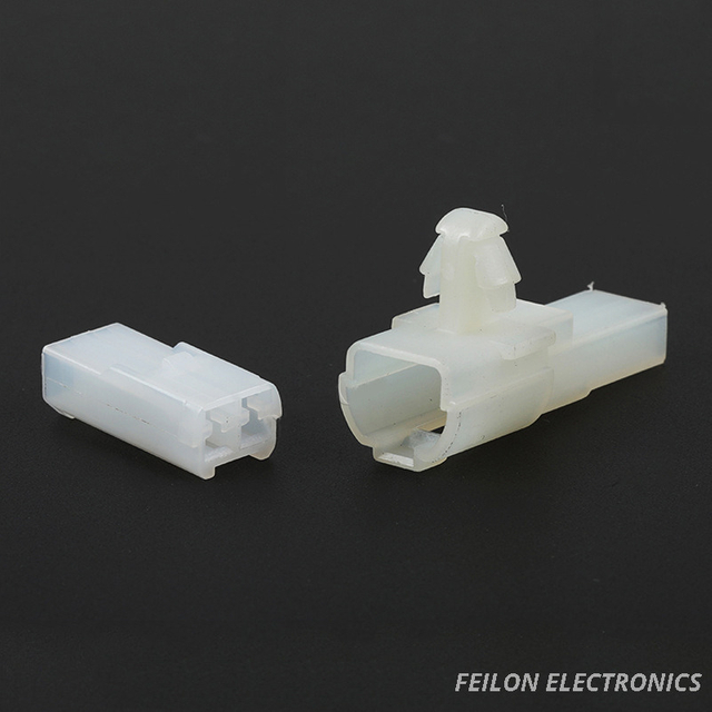 2-pin 2P Automotive Connector Male-female Mating Plug Wiring Connector Protective Sleeve Terminal DJY7021A-2-11/21