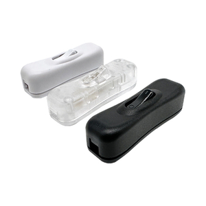 UL/KC/PSE/SAA Certified 304 Inline Rocker Switch Genuine 10A 250V | Black/White/Transparent Shell | For Lamps & Small Appliances