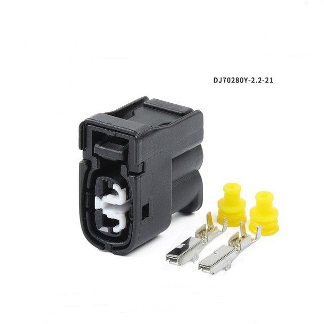 DJ70280Y-2.2-21 Automotive Ignition Coil / Water Spraying Motor / Reverse Parking Radar High-Voltage Package Wiring Plug