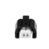 Connector for automotive air conditioning solenoid valve plug, plastic connector for air conditioning compressor plug, DJ7021-1-21