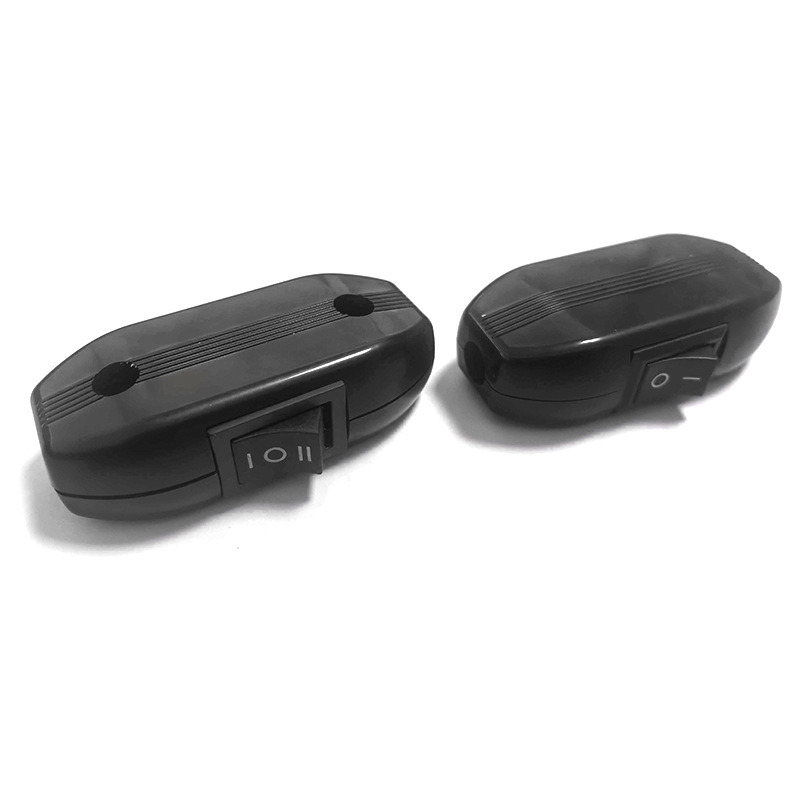 306 IP65 Waterproof Inline Rocker Switch 2/3 Position ON OFF Inline Cord Switch with PA66 Housing for Lamps & Appliances