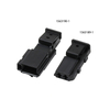 1563190-1 Automotive Connector - 2-Pin Wiring Harness Plug-In - 1.5 Male-Female Interlock Sleeve Terminal - 1563189-1