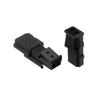 1563190-1 Automotive Connector - 2-Pin Wiring Harness Plug-In - 1.5 Male-Female Interlock Sleeve Terminal - 1563189-1