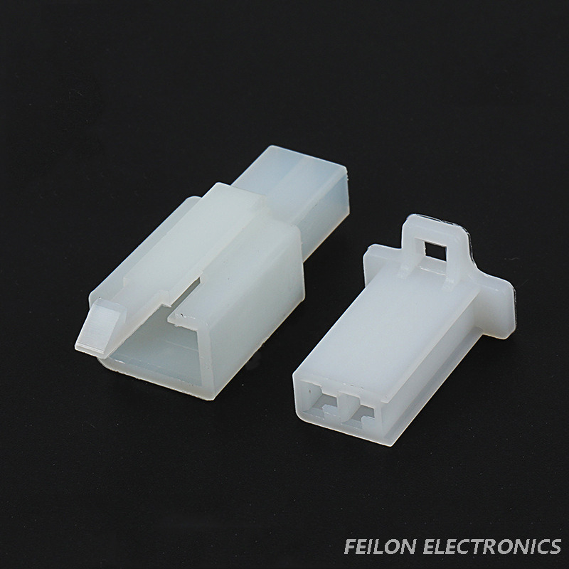 2.8mm 2-hole motorcycle electric vehicle connector plug with terminals DJ7021A-2.8-11/21