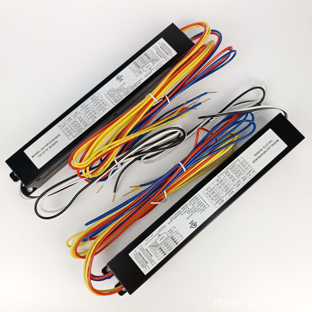 4×T8‑32W Fluorescent Electronic Ballast 120‑277V UL Listed