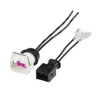 DJ7024E - 3.5 - 11/21 Automotive Horn Wiring Harness Plug with 2-Port Snail Horn Socket