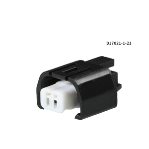 Connector for automotive air conditioning solenoid valve plug, plastic connector for air conditioning compressor plug, DJ7021-1-21