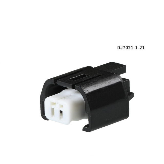 Connector for automotive air conditioning solenoid valve plug, plastic connector for air conditioning compressor plug, DJ7021-1-21