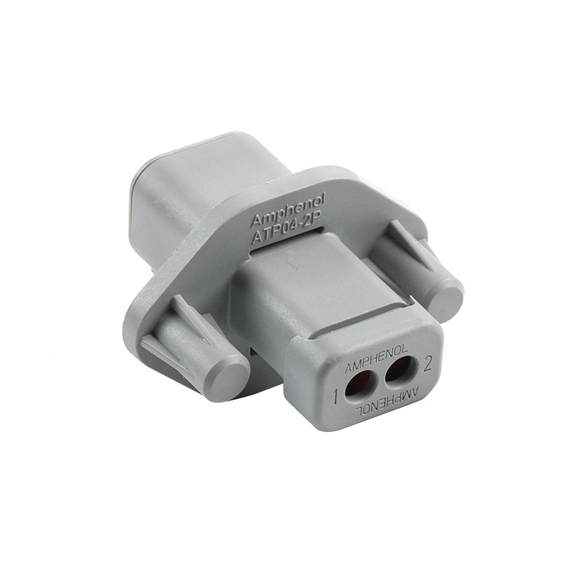 2P automotive wiring harness plug waterproof connector flange connector original part - gray ATP04-2P-PM08GEC