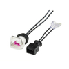DJ7024E - 3.5 - 11/21 Automotive Horn Wiring Harness Plug with 2-Port Snail Horn Socket