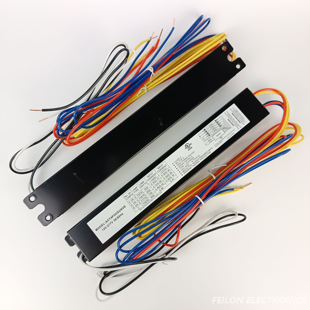4×T8‑32W Fluorescent Electronic Ballast 120‑277V UL Listed