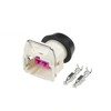 DJ7024E - 3.5 - 11/21 Automotive Horn Wiring Harness Plug with 2-Port Snail Horn Socket