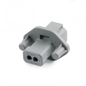 2P automotive wiring harness plug waterproof connector flange connector original part - gray ATP04-2P-PM08GEC