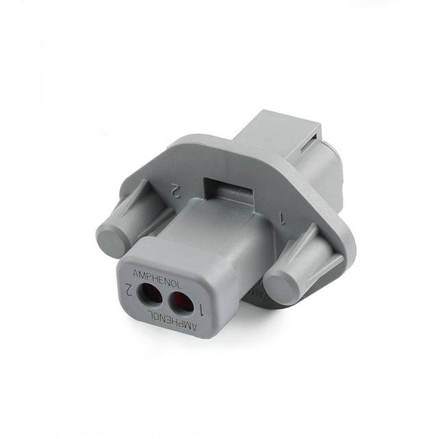 2P automotive wiring harness plug waterproof connector flange connector original part - gray ATP04-2P-PM08GEC