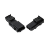 1563190-1 Automotive Connector - 2-Pin Wiring Harness Plug-In - 1.5 Male-Female Interlock Sleeve Terminal - 1563189-1