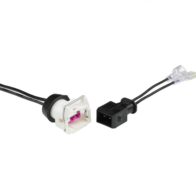 DJ7024E - 3.5 - 11/21 Automotive Horn Wiring Harness Plug with 2-Port Snail Horn Socket