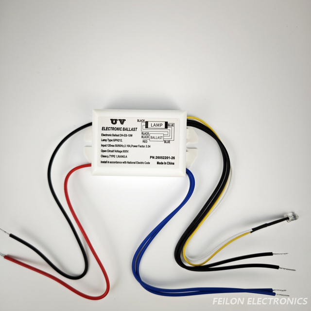 Factory Supply 120V 10W UV Electronic Ballast For Germicidal Lamp Sterilisation