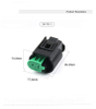 Two-hole waterproof connector for automotive sensor plug DJ7021YB-0.6-21 wiring harness connector 284703-1