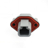 2P automotive wiring harness plug waterproof connector flange connector original part - gray ATP04-2P-PM08GEC